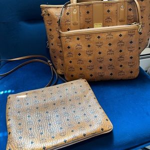 MCM TOTE BAG & MINI INSIDE + CROSSBODY